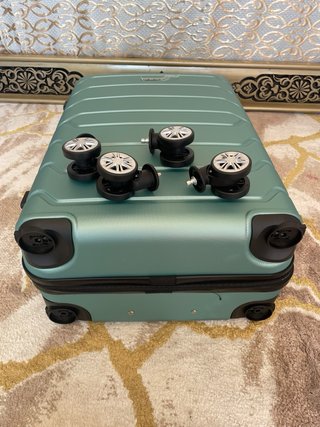 Set 4 Maletas Teal Rígidas