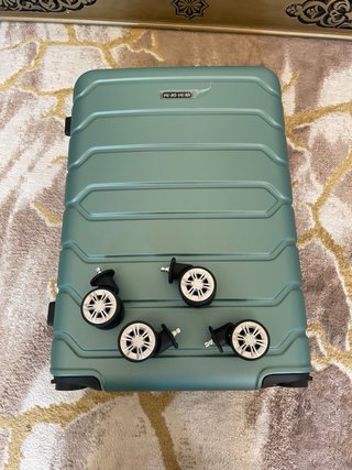 Set 4 Maletas Teal Rígidas