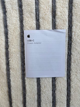 Cargador Apple 20W USB-C nuevo y precintado