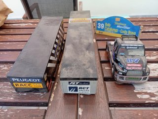 Camión y 2 Remolques tipo Scalextric Rally