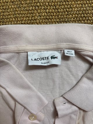 Polo Lacoste Rosa Talla XXL