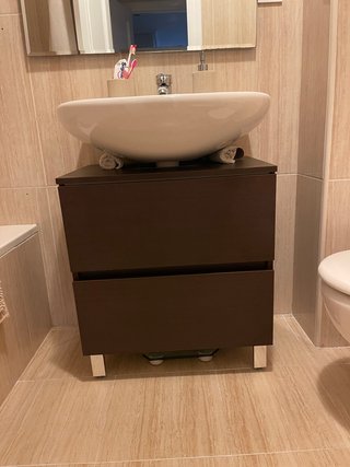 Mueble baño + lavabo + espejo + grifería
