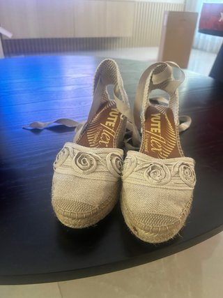 Sandalias Yute Esparto Viguera Beige