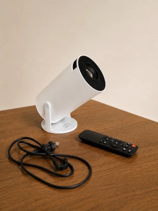 Mini Proyector Portátil Full HD Blanco