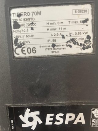 Bomba Espa hidromasaje