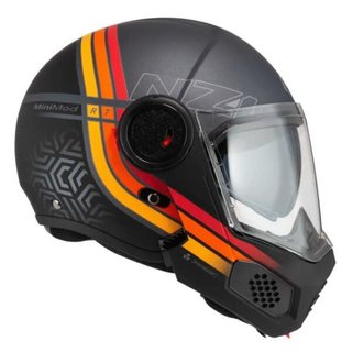 Casco NZI Minimod Watson Negro Rojo Talla S