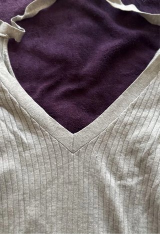 Camiseta manga larga espalda descubierta