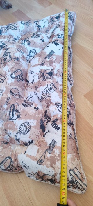 Cama para perro con estampado divertido