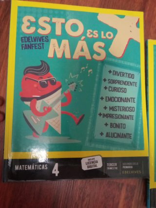 Matemáticas 4, Segundo Ciclo Primaria, Edelvive...