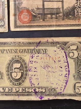 Billetes Japón Segunda Guerra Mundial
