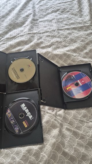 Pack 3 DVDs FC Barcelona Campeones Europa