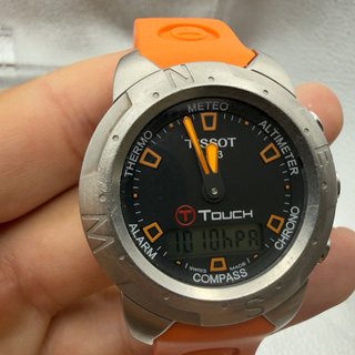 Lote 2 Tissot Touch Chrono Naranja Nuevo