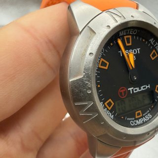 Lote 2 Tissot Touch Chrono Naranja Nuevo