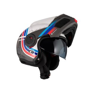 Casco Modular NZI Minimod Watson Blanco Negro