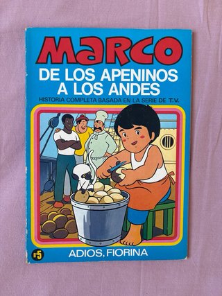 Marco de los Apeninos a los Andes Comic 3 unidad