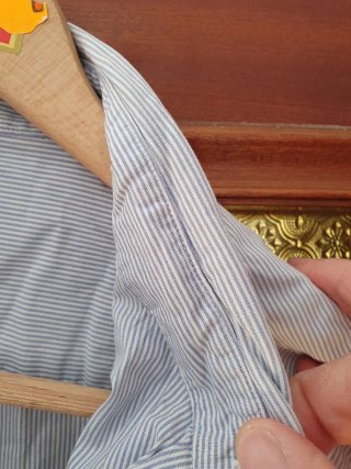 Camisa Brooks Brothers Rayas Azul y Blanca