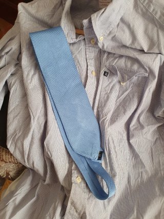 Camisa Brooks Brothers Rayas Azul y Blanca