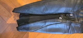 Pantalón de piel para moto Dainese talla 52