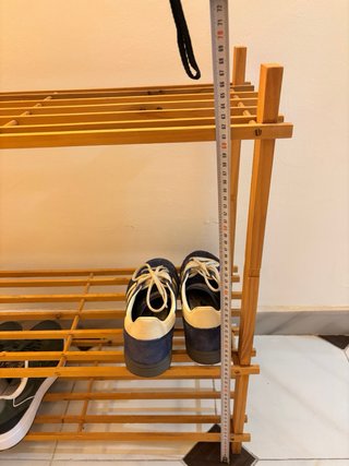 Zapatero 3 estantes madera