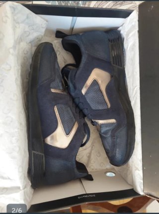 Zapatillas Cruyff Azul y Dorado