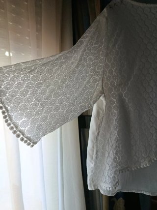 Blusa blanca encaje