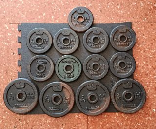 Discos de pesas 17Kg (28mm)