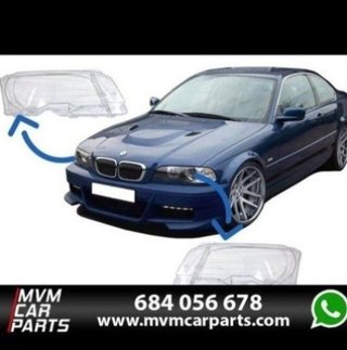 Tulipas cristal de faros BMW Serie 3 E46 Coupe y C