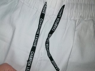Pantalón jogger blanco T. M