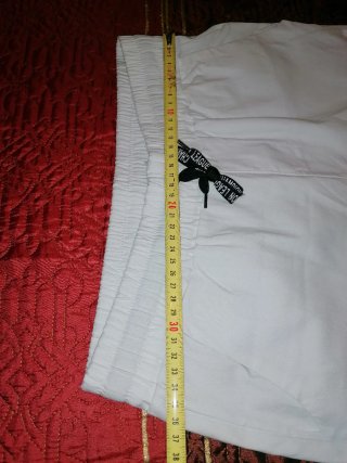 Pantalón jogger blanco T. M