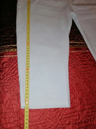 Pantalón jogger blanco T. M