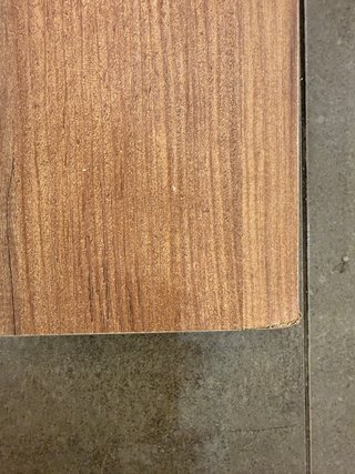 Mesa de centro 3 piezas madera y metal