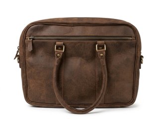 Maletín Ejecutivo de Cuero Marrón para Hombre.