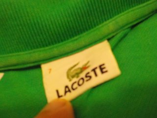 Polo Lacoste Verde Talla 7 (XL/XXL)