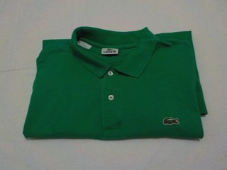Polo Lacoste Verde Talla 7 (XL/XXL)