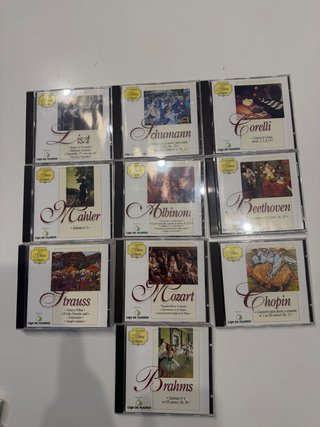 Lote 10 CDs Música Clásica Caja Madrid