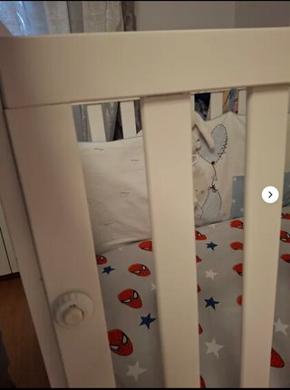 Ropa de cuna infantil con osito y luna