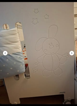 Ropa de cuna infantil con osito y luna