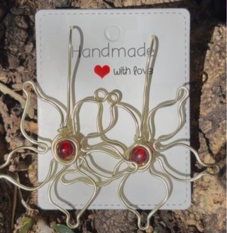 Conjunto Brazaletes y Pendientes Mariposa Flor