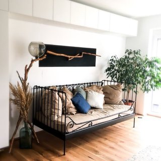 Cama individual IKEA MELDAL negra
