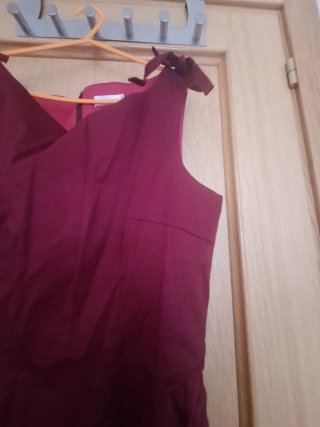 Vestido granate Talla 2XL