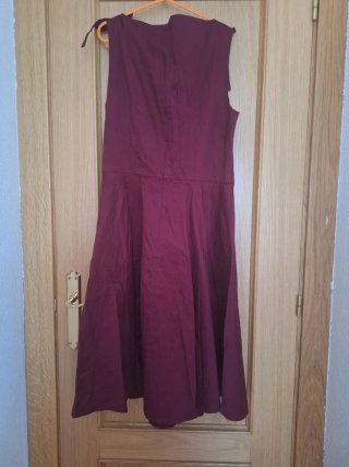 Vestido granate Talla 2XL