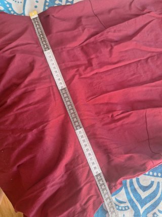 Vestido granate Talla 2XL