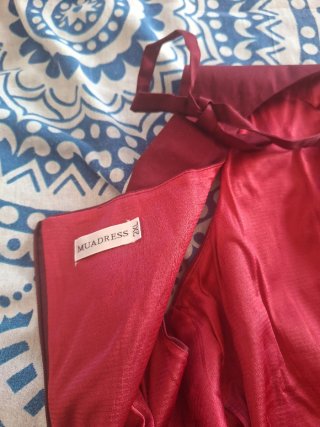 Vestido granate Talla 2XL