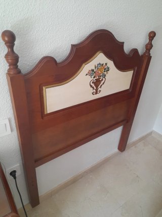 Cabecero de cama de madera 90cm