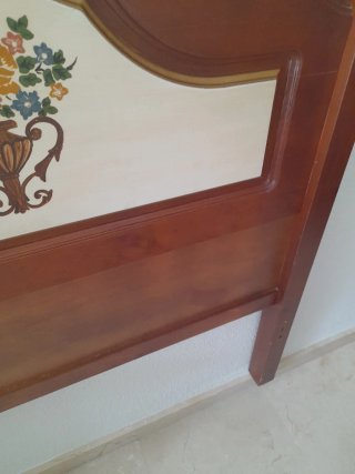 Cabecero de cama de madera 90cm