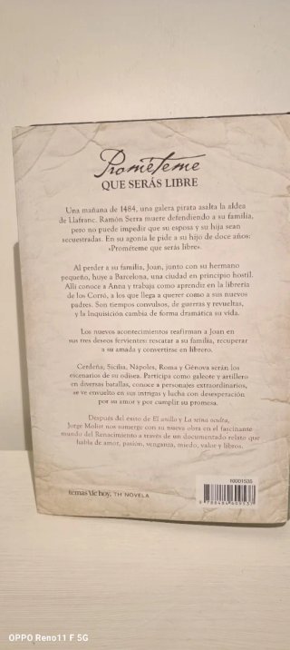 Libro prométeme que serás libre