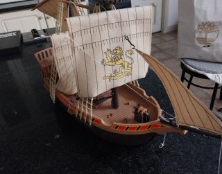PLAYMOBIL GALEONE DEI PIRATI VINTAGE