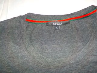 Camiseta Gucci Gris Talla L Mujer