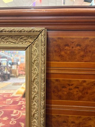 ESPEJO DORADO DE MADERA