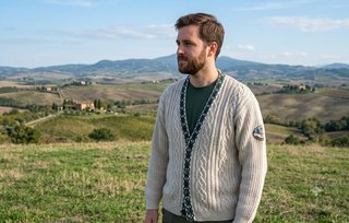 Cardigan Vintage Invicta Beige XL